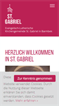 Mobile Screenshot of kirche-st-gabriel.de