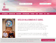 Tablet Screenshot of kirche-st-gabriel.de